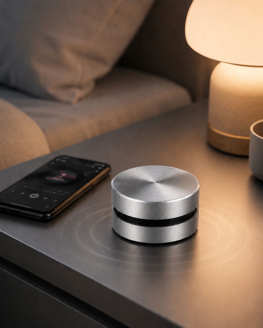Mini Altavoz Bluetooth de Vibración con Sonido Potente